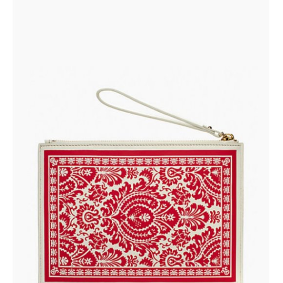 Kate Spade Taft Street Harriet Ace of Hearts red Card Wristlet bag nwot - Picture 2 of 8